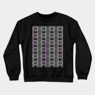 Geometrical Grays and Pink. Crewneck Sweatshirt